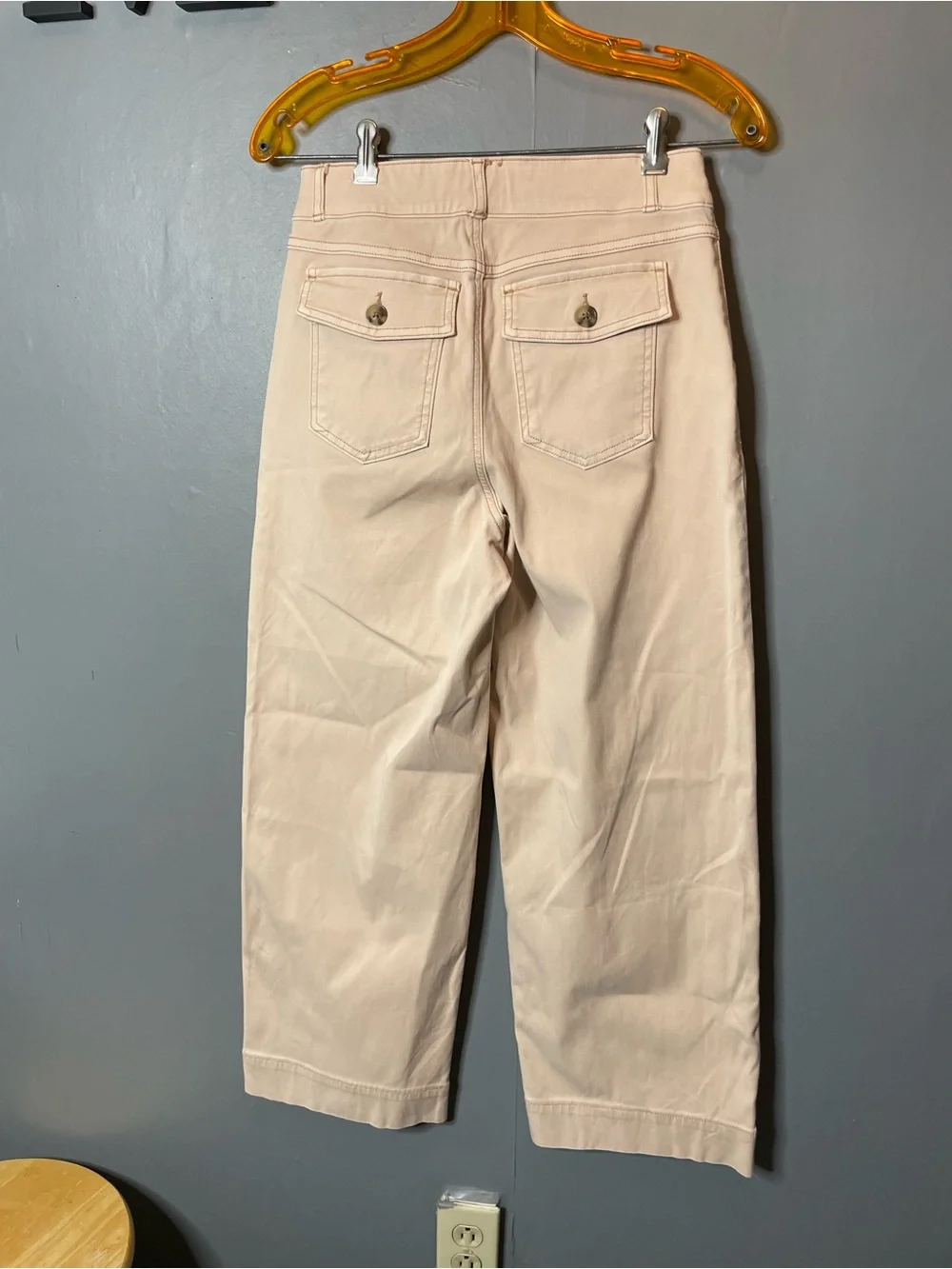 SPANX Stretch Twill Wide Leg Pants size medium - Picture 8 of 14